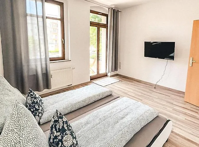 Zentrum, 2r, Balkon, Wifi, 4p, Modern, Ruhig * 켐니츠